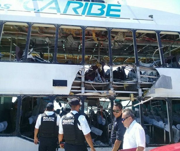 A paso lento, investigación de explosión en ferry de Barcos Caribe