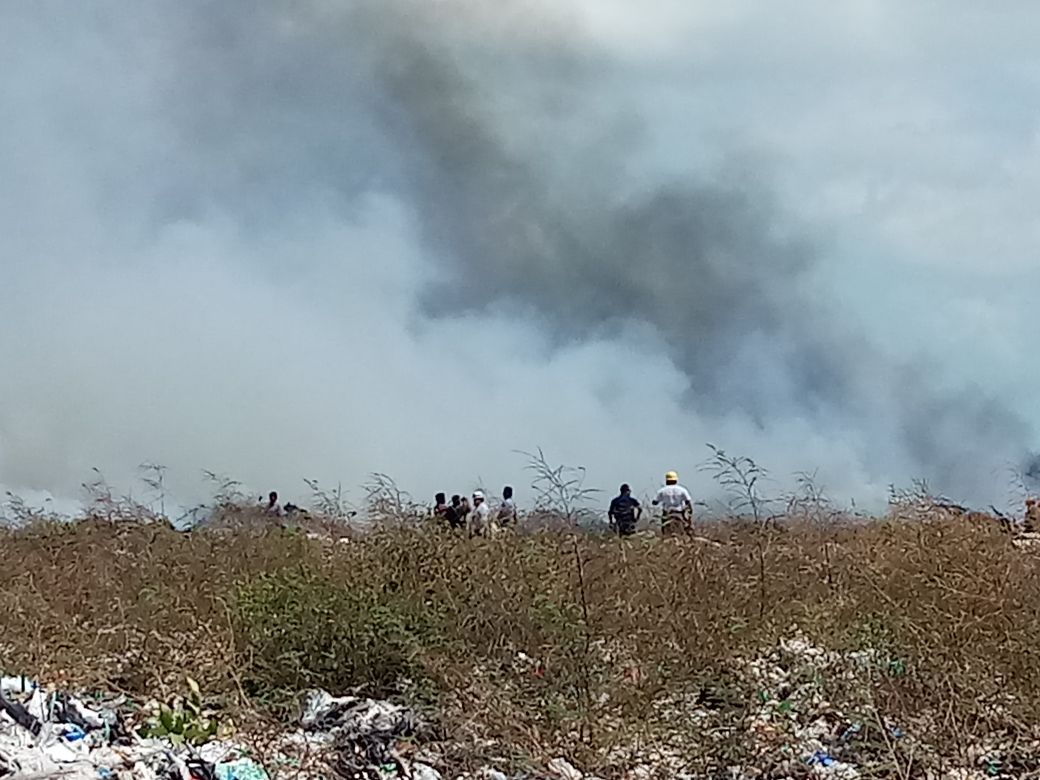 Se Incendia Basurero De Chetumal