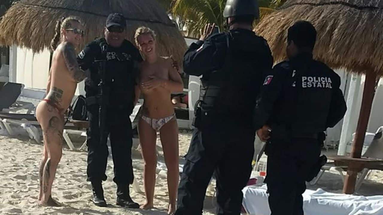 Diputado, sale en defensa de policías que se tomaron fotos con turistas