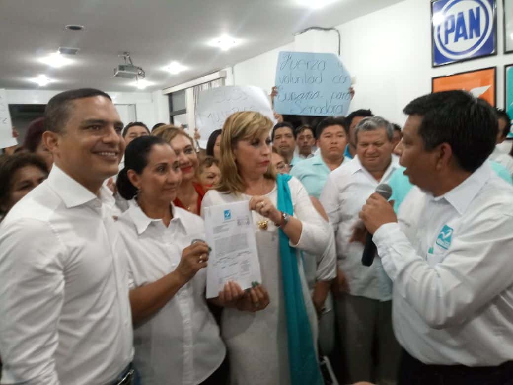 Susy Hurtado se registra ante el INE como candidata a la Senaduría por Quintana Roo
