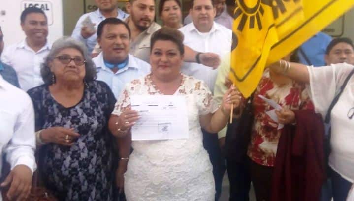 Planchado, Nelia Uc va por el PRD en Bacalar