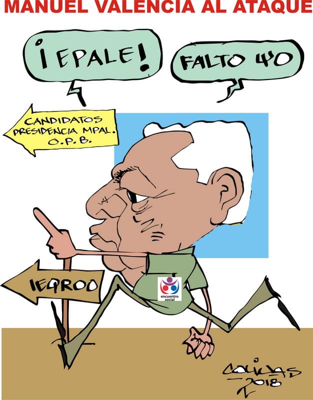 COLINAS: Manuel Valencia al ataque