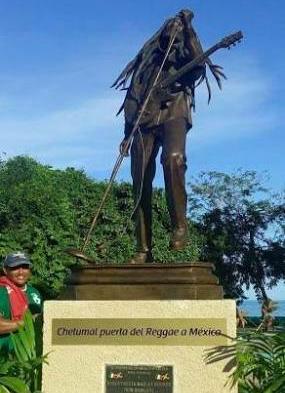 Reubicarán estatua de Bob Marley; el Callejón del Arte, su nuevo hogar