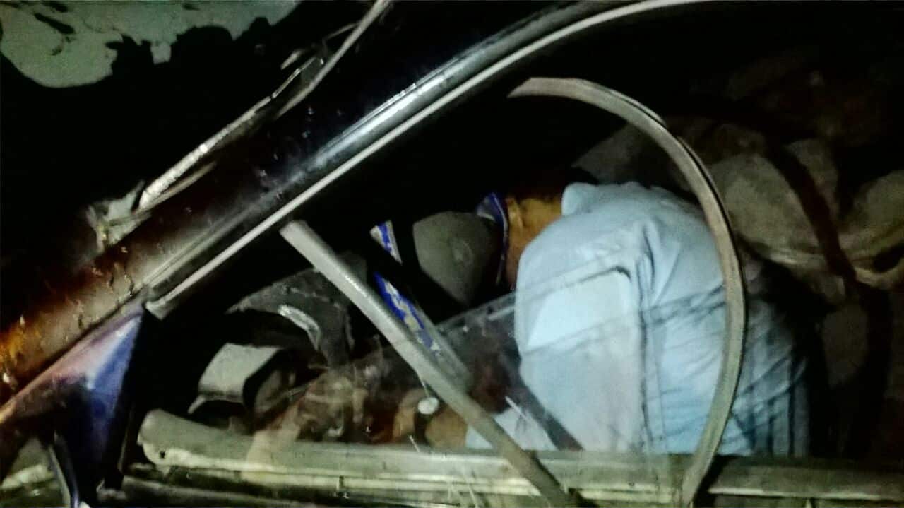 Con carreterazo cierra periodo vacacional en la zona sur. Ocho lesionados y un muerto