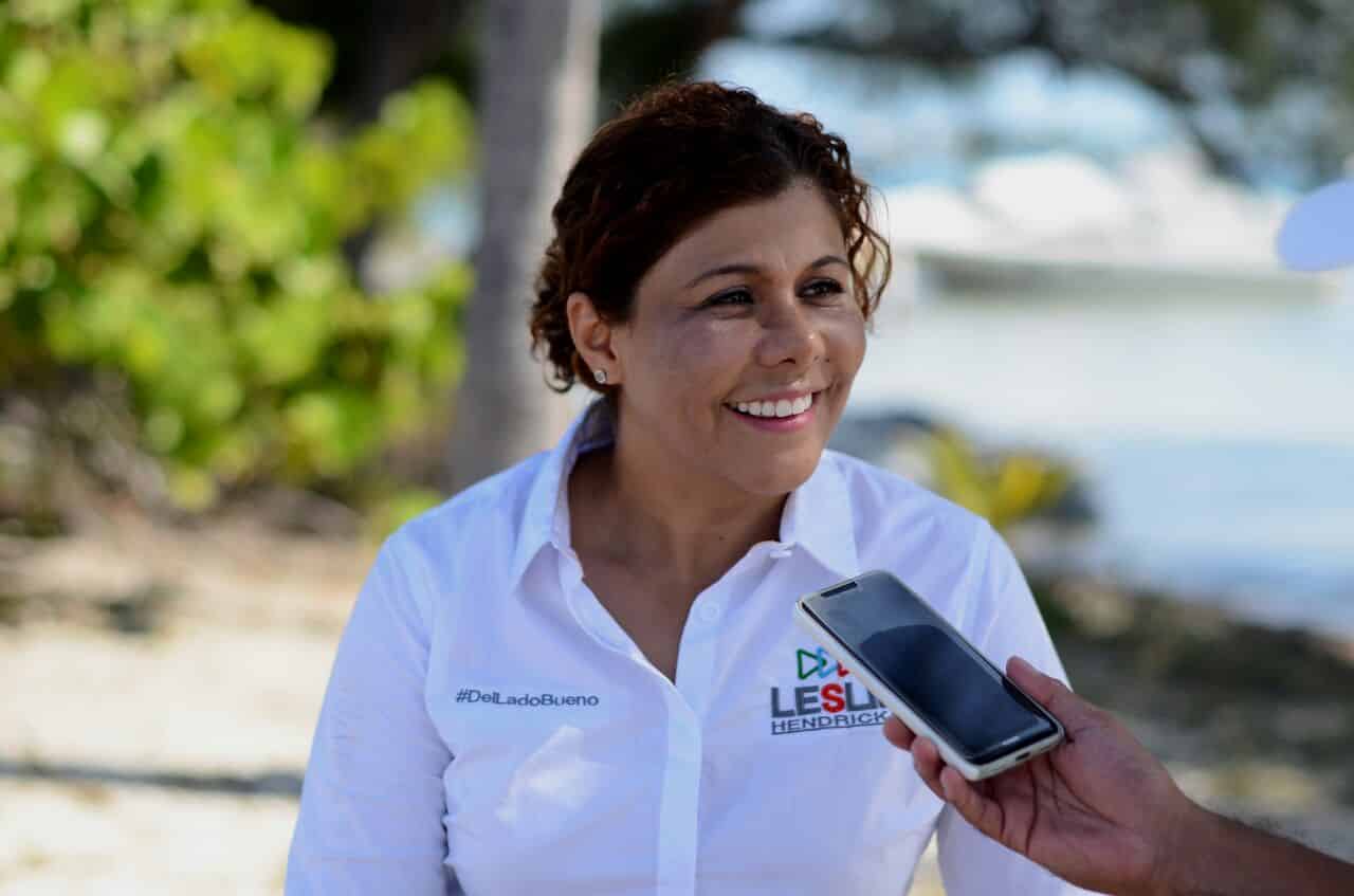 Leslie Hendricks, a favor del debate entre candidatos a diputados federales