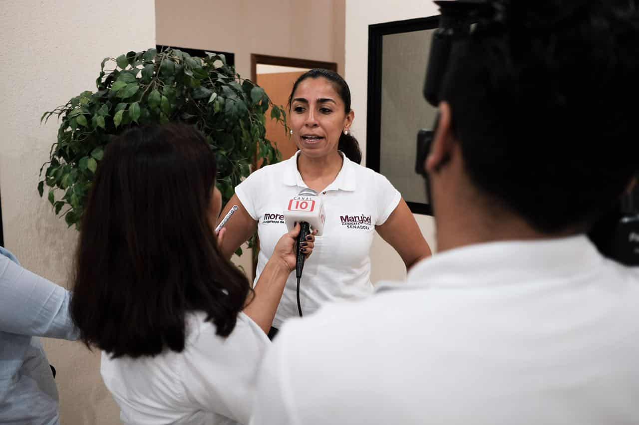 Recursos para seguridad y recuperación de playas, principal compromiso de Marybel Villegas