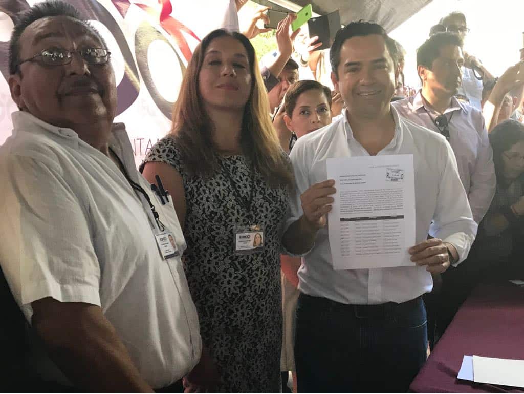 Va ‘Chanito’ a la conquista de Cancún; se registra por la coalición «Por Quintana Roo al Frente»