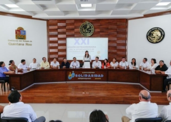 Rinde protesta Samaria Angulo Sala como presidenta municipal de Solidaridad