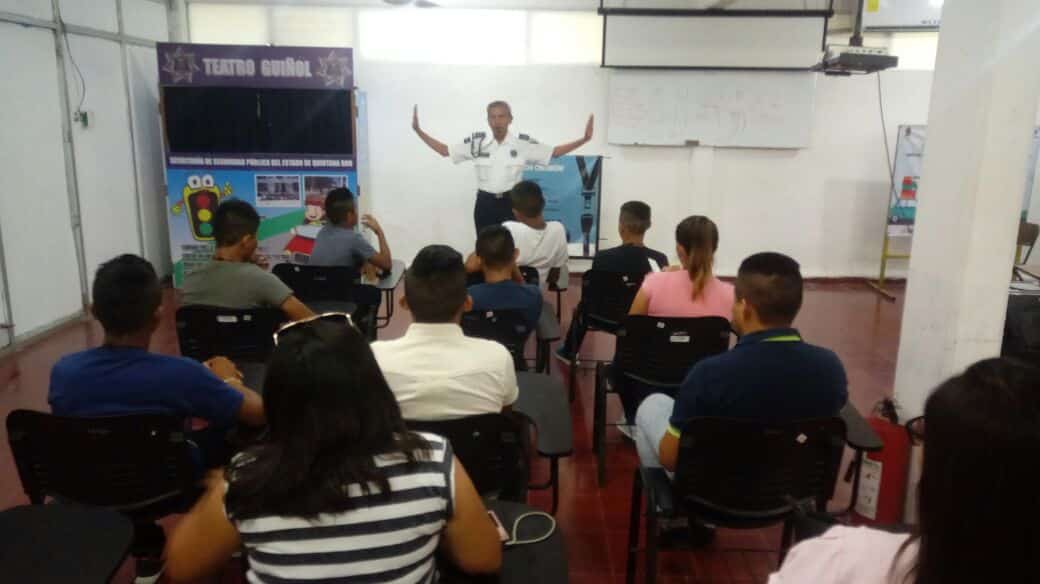 SSP promueve prevención del autocuidado de jóvenes de la CAIPA