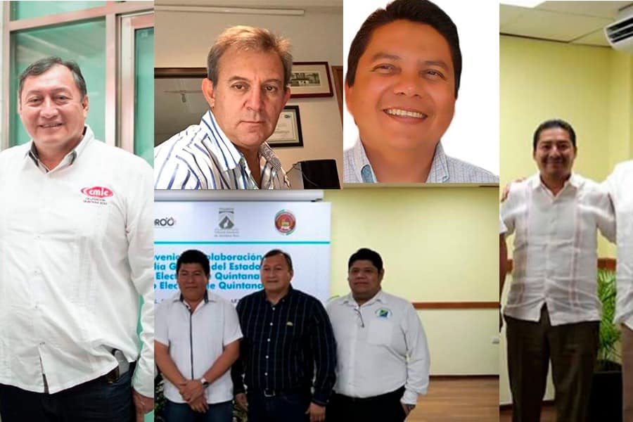 Constructores ex borgistas irrumpen en Toma de Protesta CMIC
