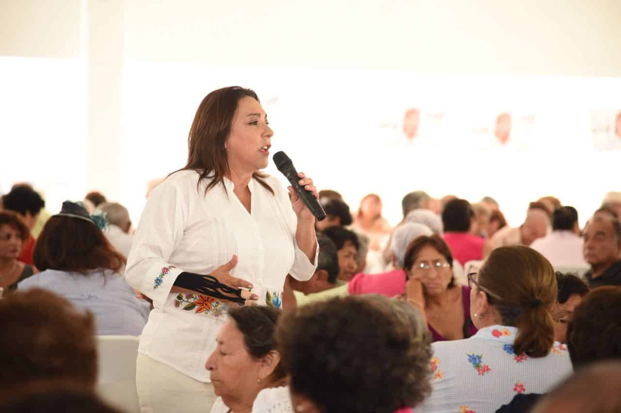 Las personas jubiladas merecen una vida digna: Cora Amalia