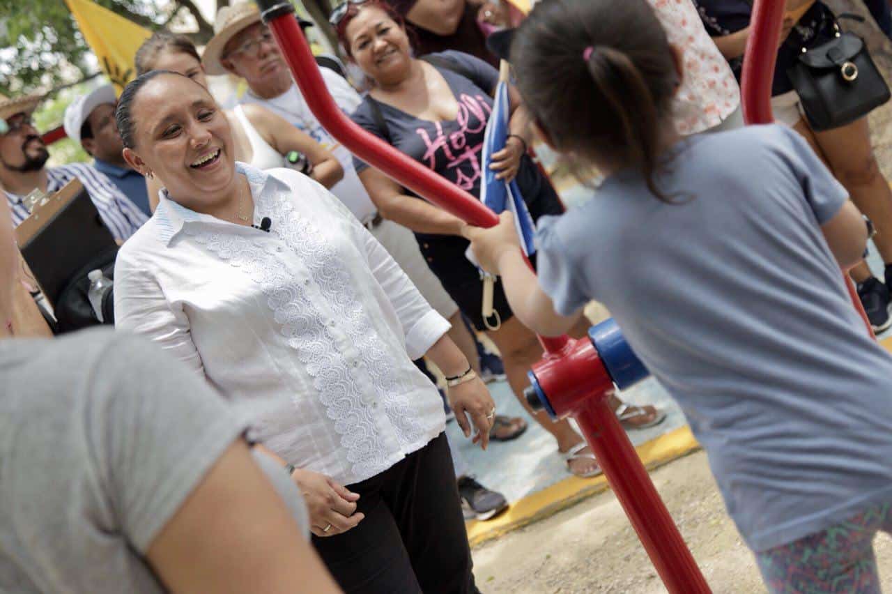 Necesario actividades deportivas y culturales en todos los parques: Cristina Torres