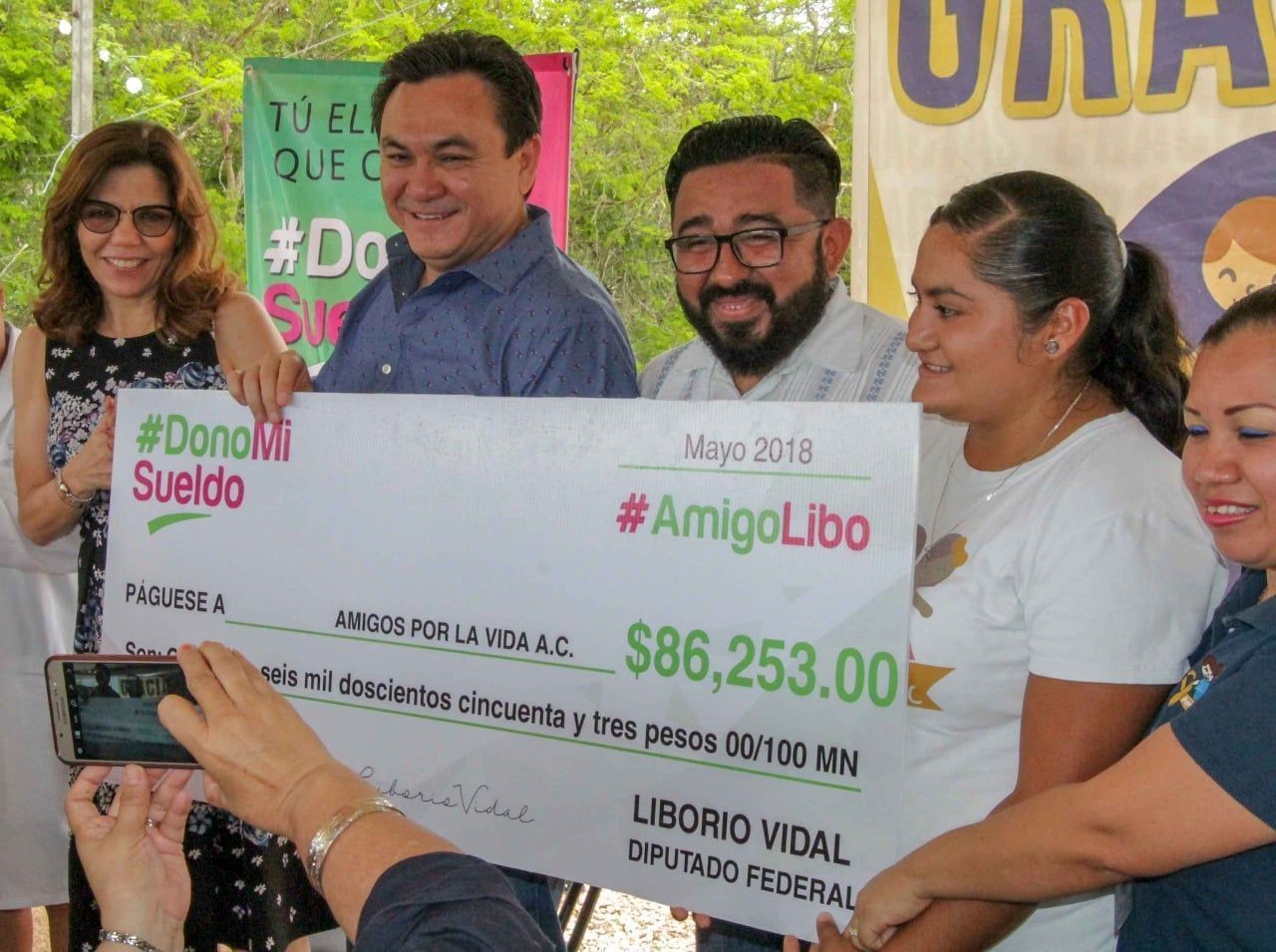 Diputado Federal dona su sueldo en favor de Niños con Cáncer