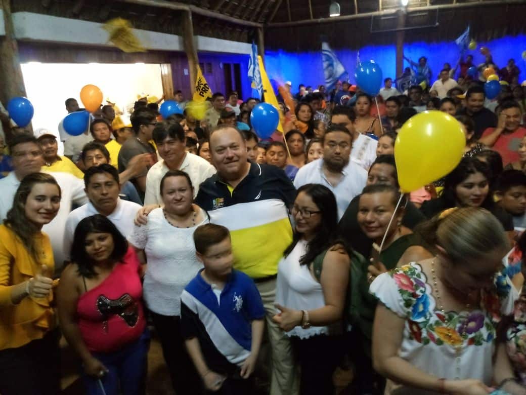 José Esquivel ‘Chacmex’, arranca campaña por la presidencia de Felipe Carrillo Puerto