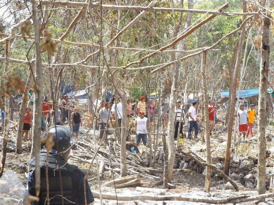 Invasores, justifican agresiones y enfrentamientos en la defensa de sus derechos