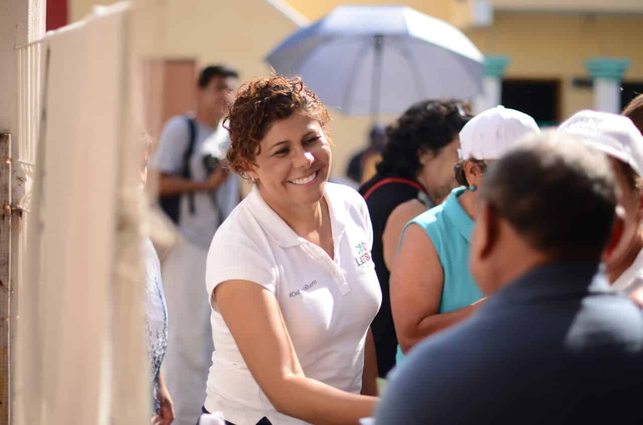 “Con voluntad y de la mano de los ciudadanos es posible mejorar su calidad de vida”: Leslie Hendricks Rubio