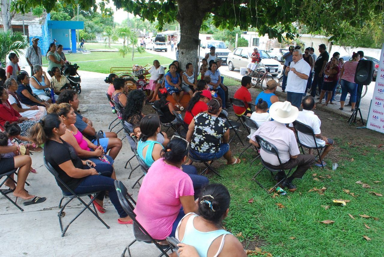 Manuel Valencia, suma simpatizantes en la zona de la Ribera del Río Hondo
