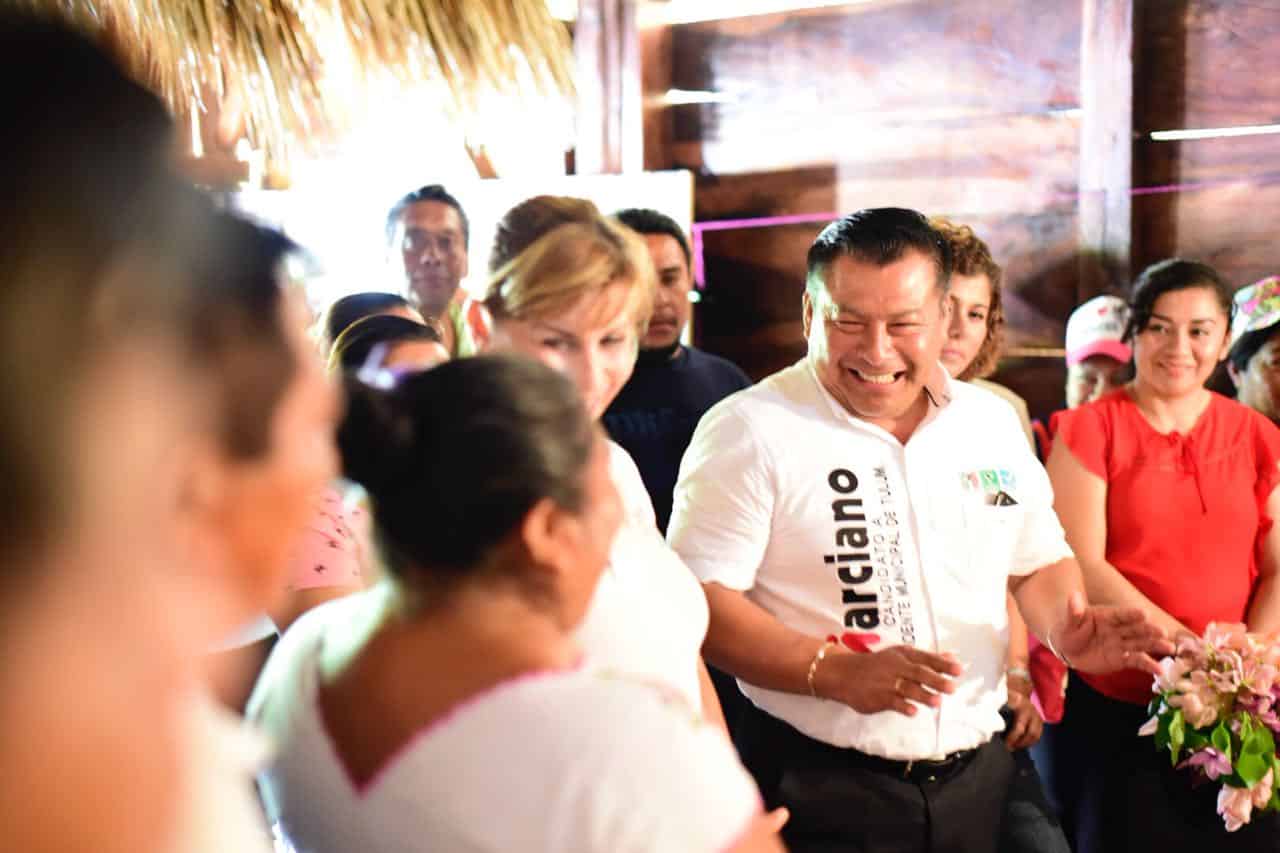 Marciano Dzul, compromete total respaldo a los guardianes del orden