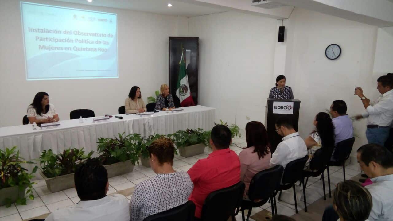 Tiene Q. Roo Observatorio de Participación Política de la Mujeres