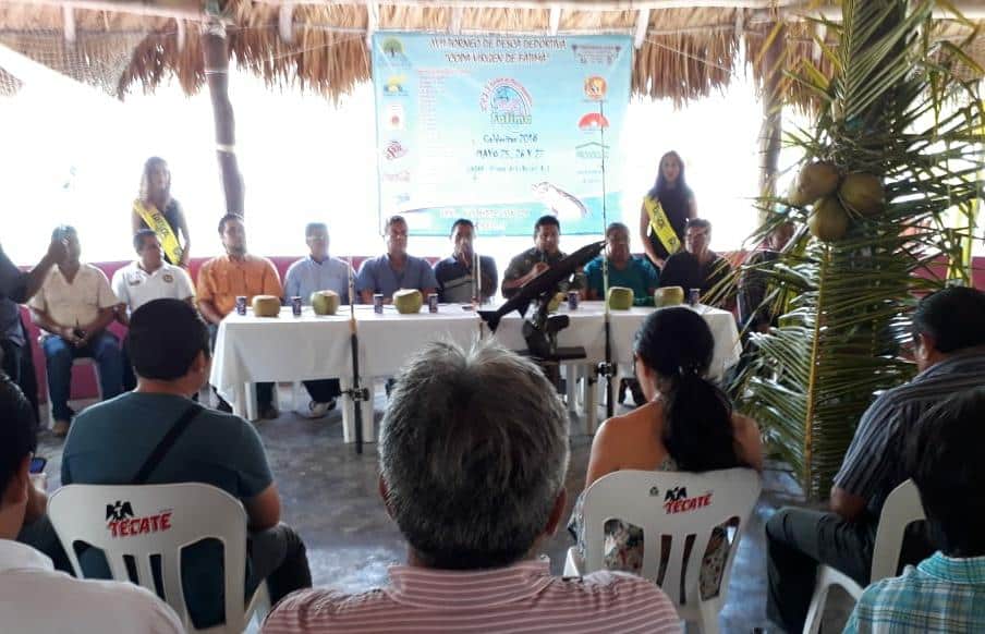 Presentan XVII torneo de pesca «Copa Virgen de Fátima» de Calderitas