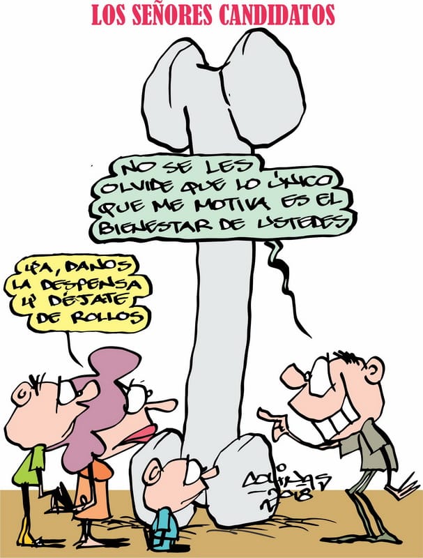 COLINAS: Los señores candidatos