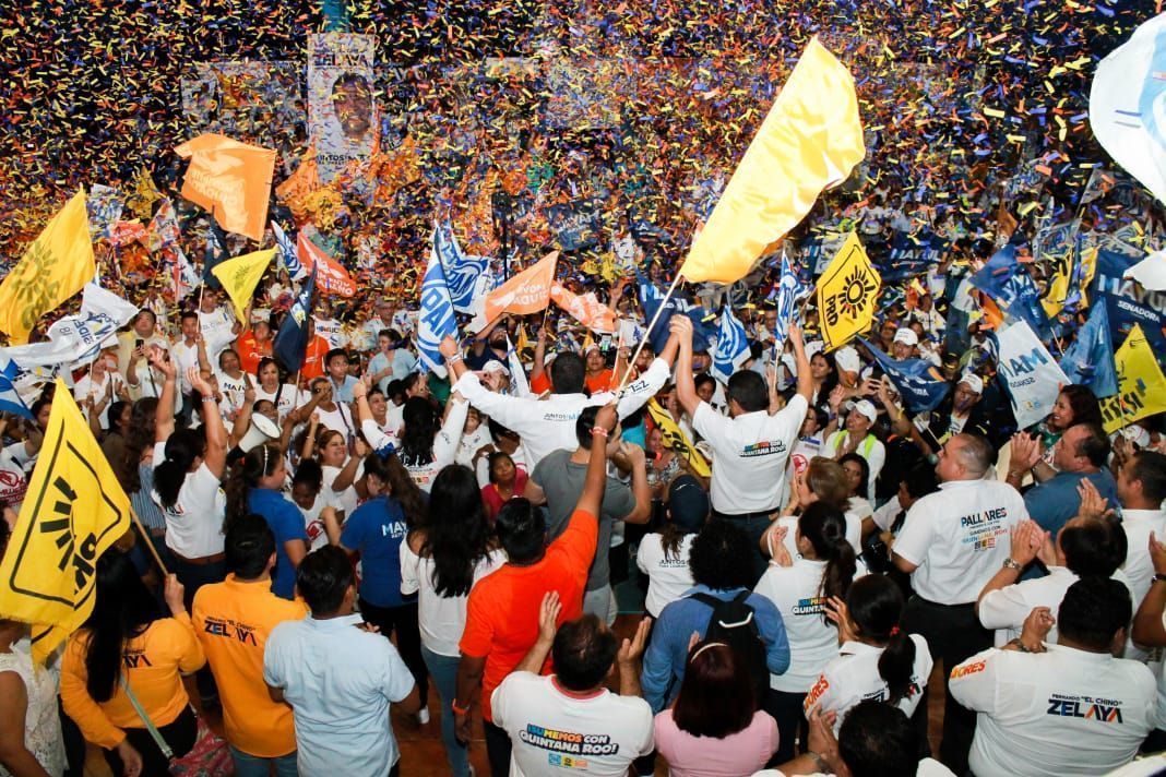 Cierra campaña “El Chino” Zelaya ante más de dos mil de simpatizantes