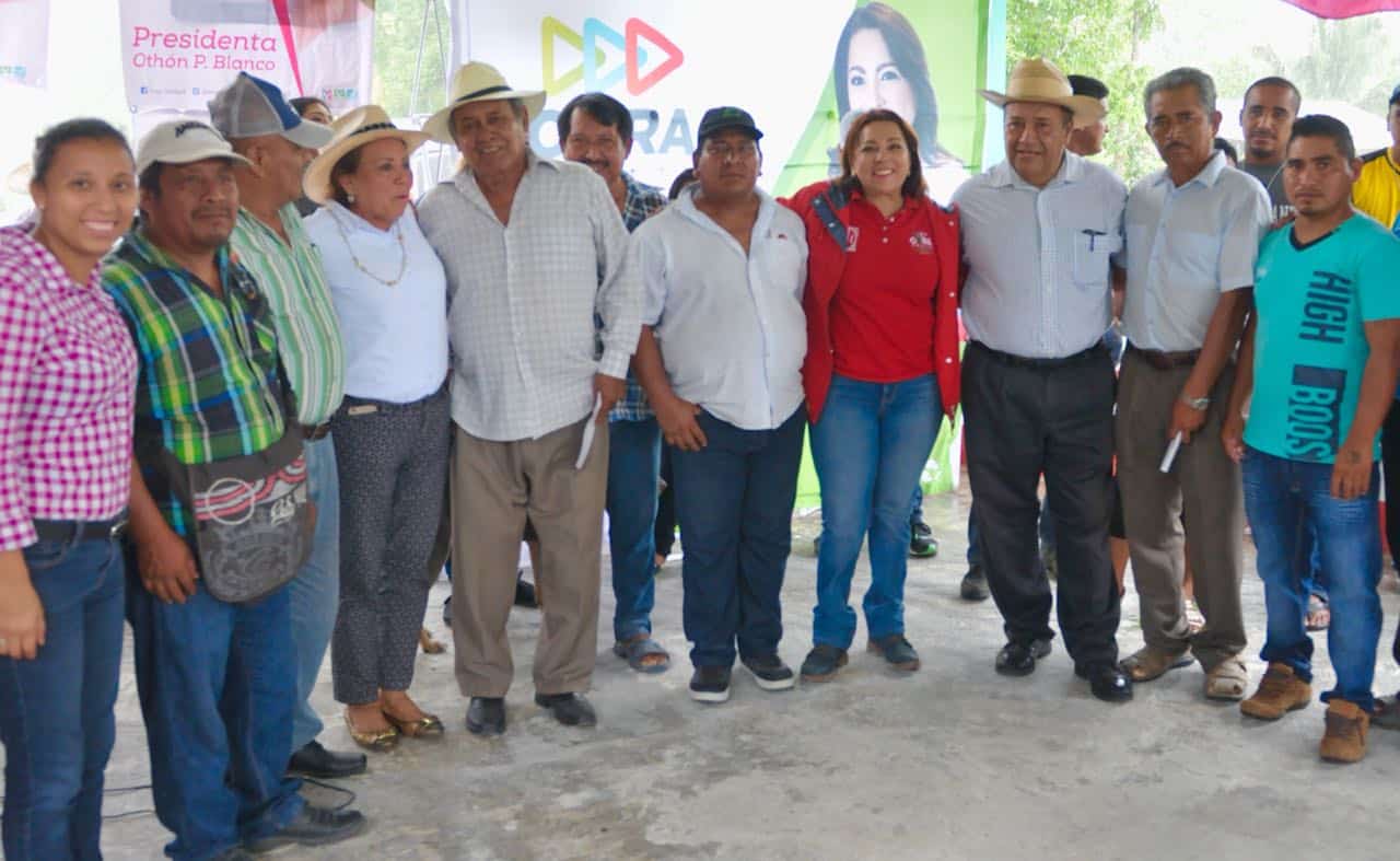 Compromete Cora Amalia trabajo y gestión en favor de comunidades de la Zona Limítrofe