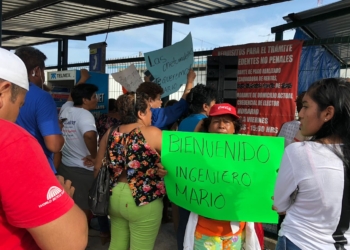 Chetumaleños manifiestan su solidaridad con el ex gobernador Mario Villanueva