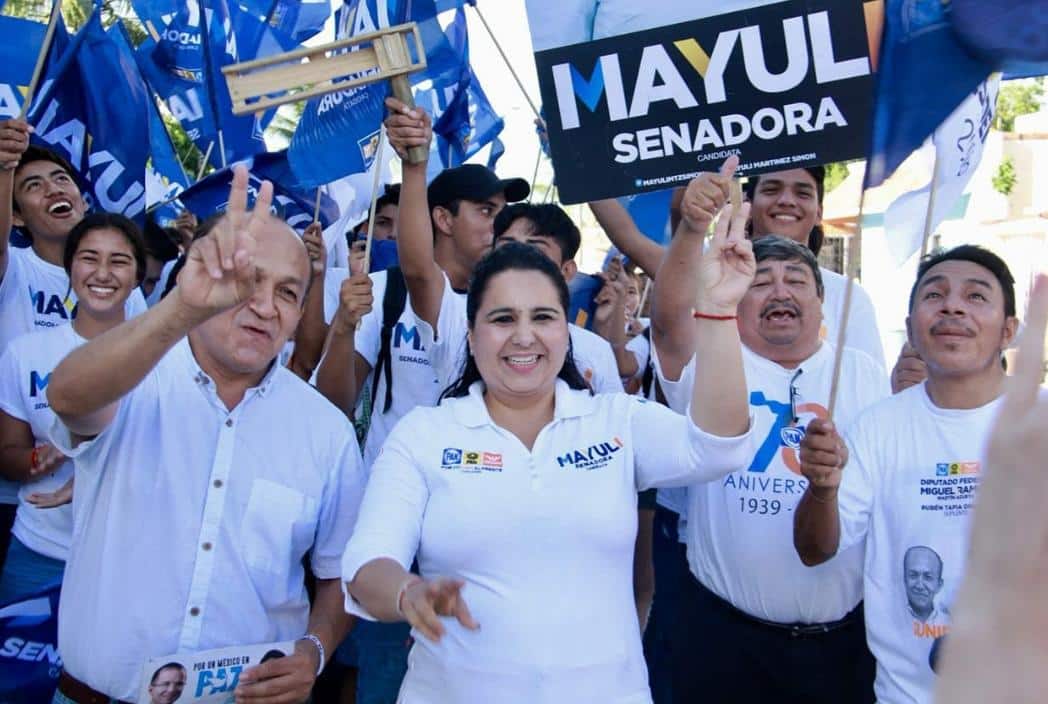 ¡Vamos juntos a recuperar la paz!, propone Mayuli Martínez