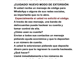 Cuidado; delincuentes usan whatsapp como plataforma para extorsión