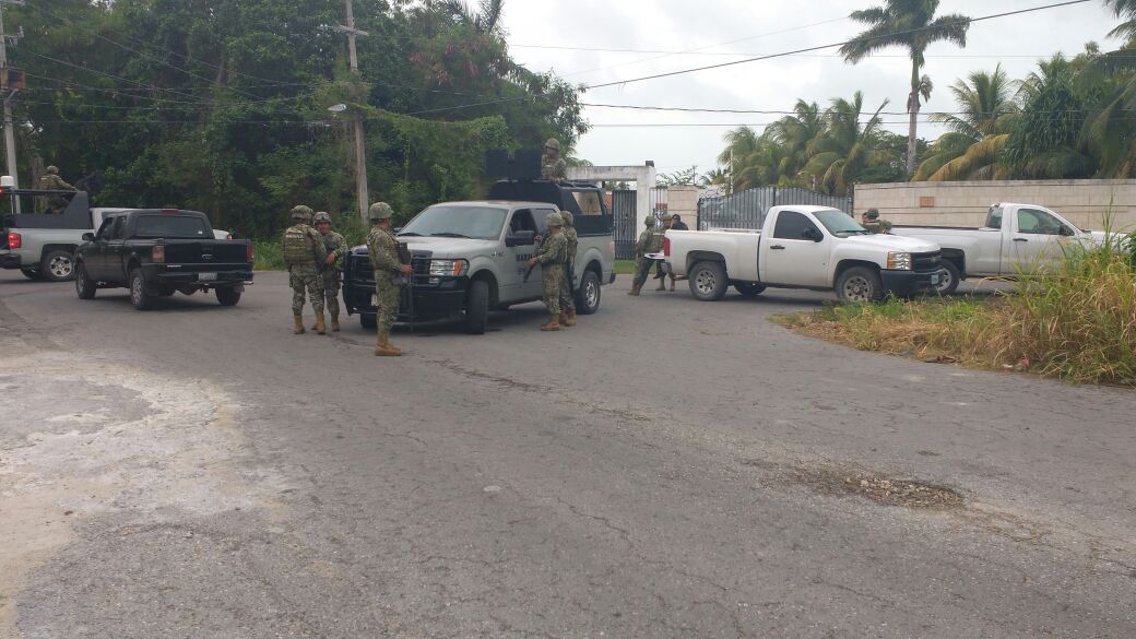 Efectivos federales catean dos casas en Chetumal
