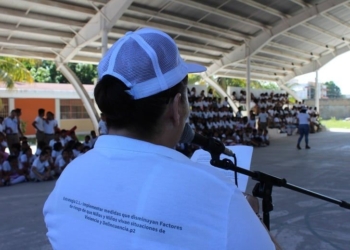 Implementan acciones de prevención del delitos en escuelas