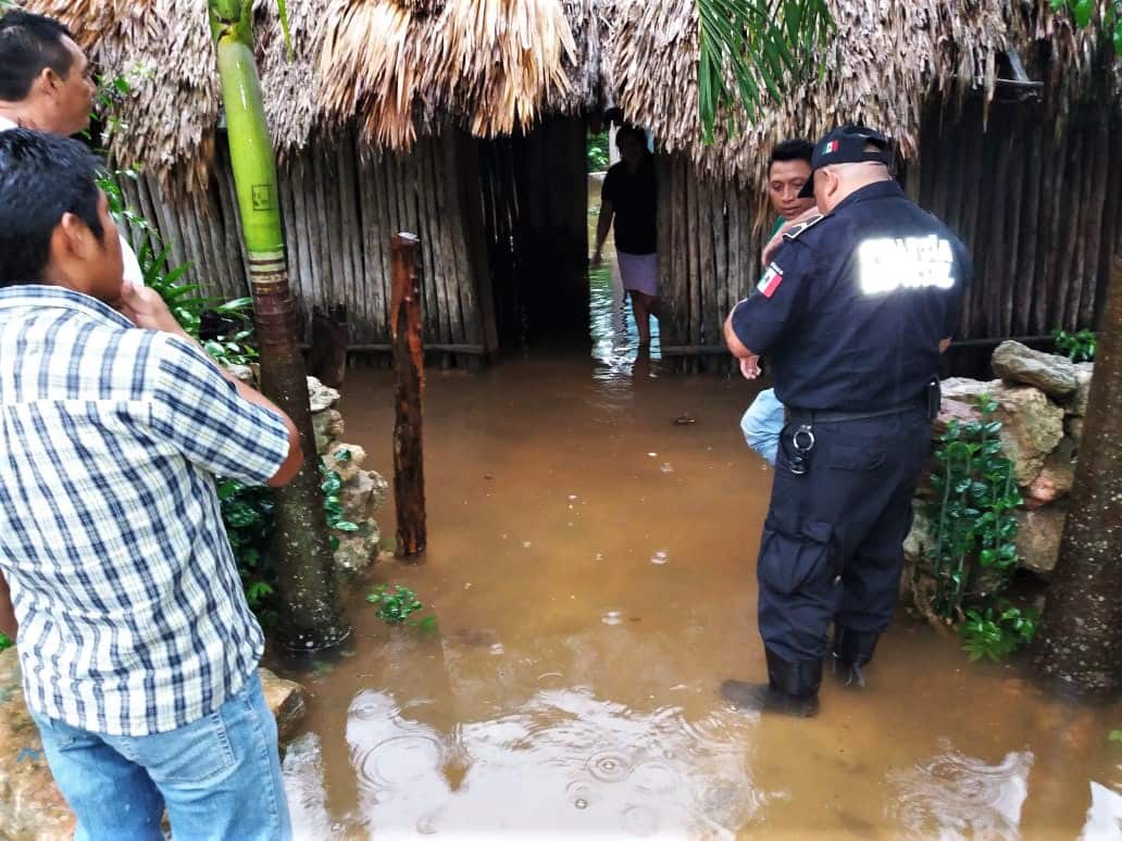 Pese a intensas lluvias, contratiempos para Valladolid gracias al trabajo de Protección Civil