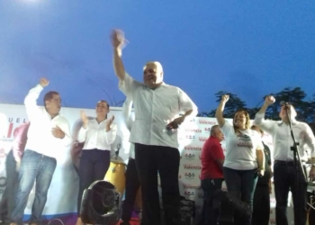 Cierra Manuel Valencia actividades proselitistas en pro de la presidencia de OPB
