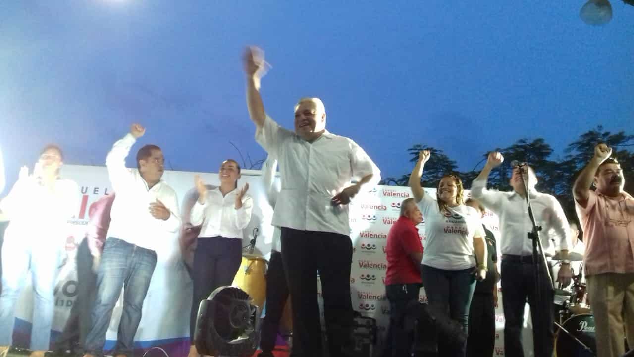 Cierra Manuel Valencia actividades proselitistas en pro de la presidencia de OPB