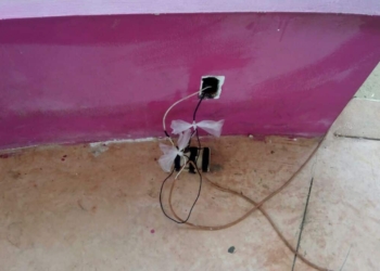 En riesgo familias por cables sueltos en domo del Balneario Dos Mulas