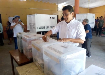 Confiado de la decisión ciudadana, vota Eufracio Osorio