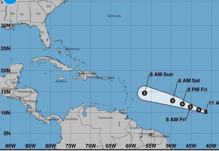 Se forma en el Atlántico tormenta tropical Beryl; no representa riesgo para Q. Roo