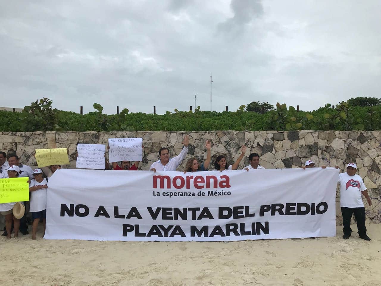 No a la venta de venta del predio Playa Marlín