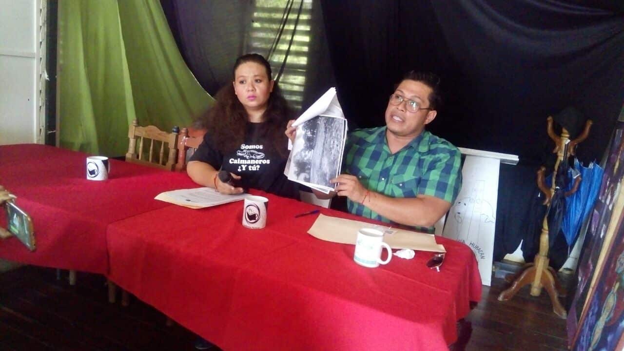 Habitantes de Huay Pix realizan denuncia pública