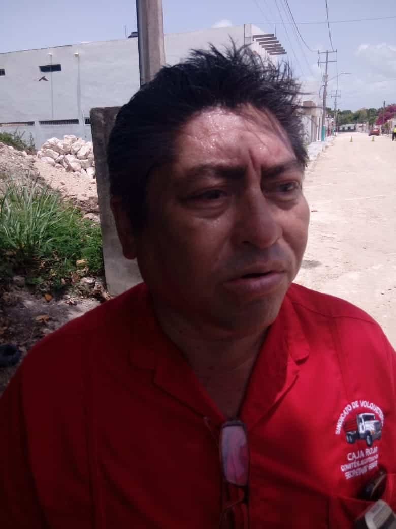 Volqueteros emigran de la capital del estado