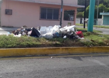 Inundadas de basura las banquetas de diversas colonias costumbre ciudadana