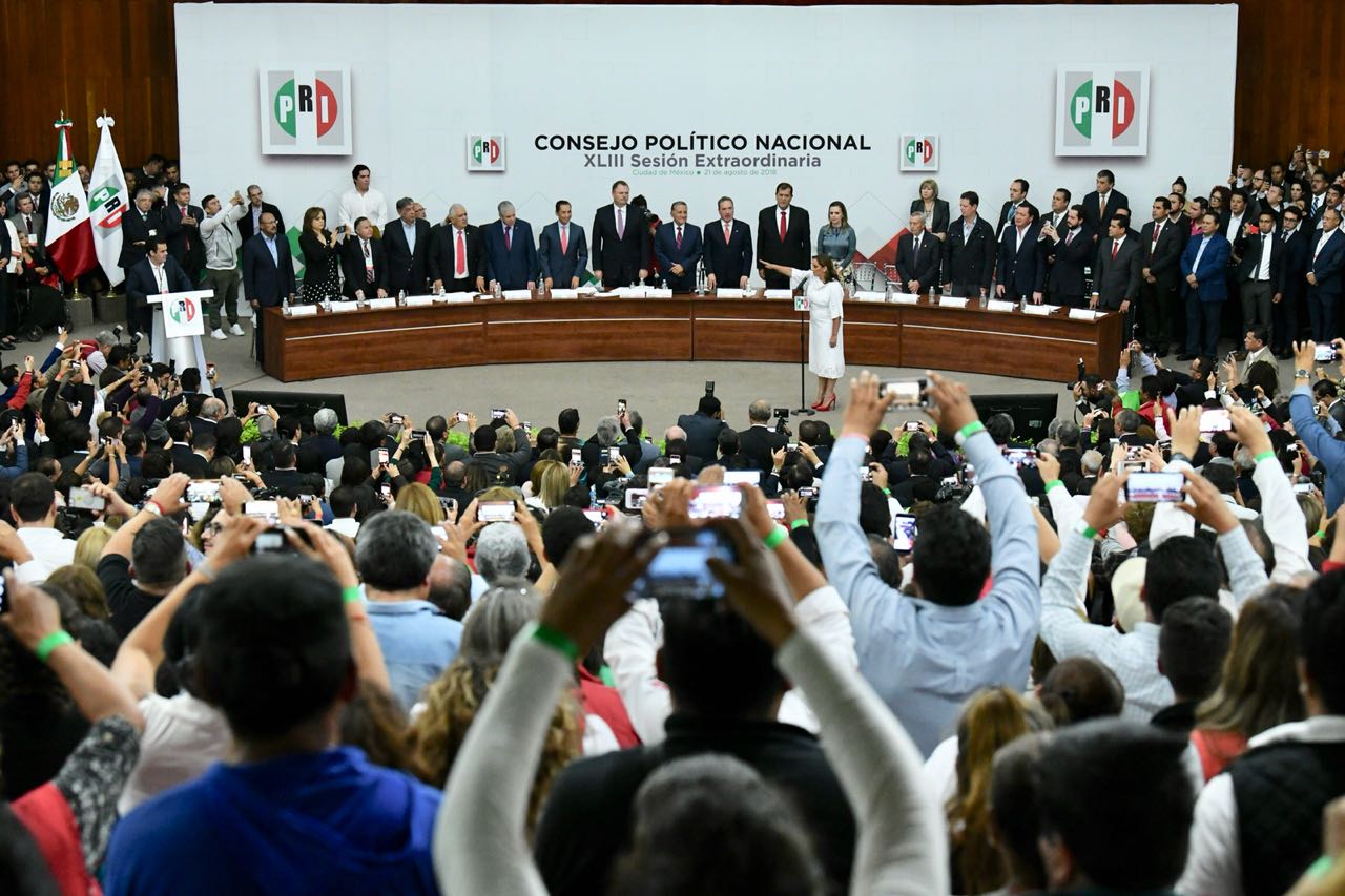 El Consejo Político Nacional elige a Claudia Ruiz Massieu como Presidenta del CEN del PRI