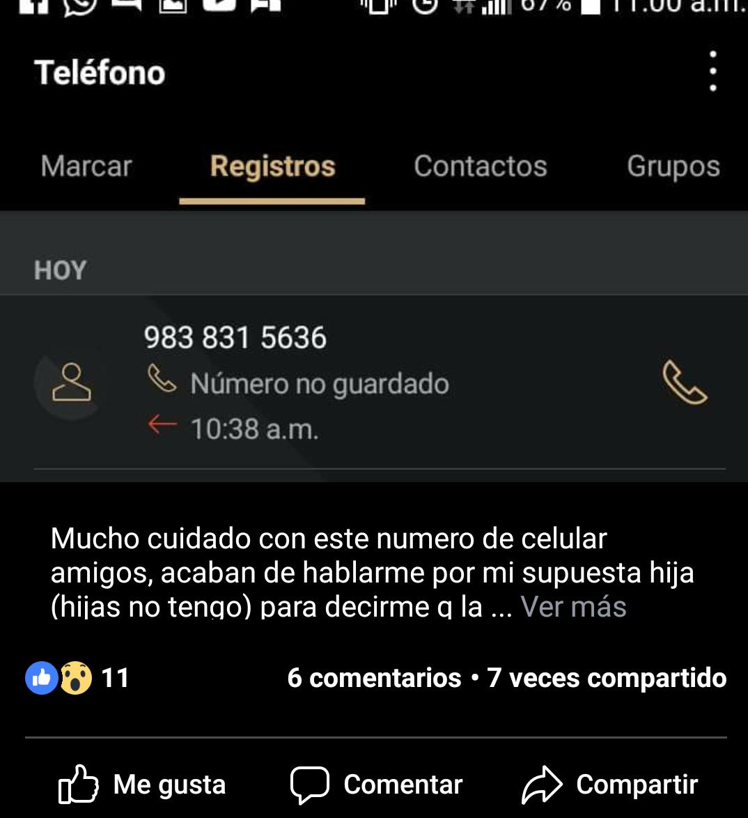 Cuidado, se reportan ola de llamadas telefónicas que pretenden extorsionar