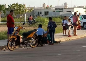 Incrementa accidentes de motociclistas en carreteras que comunican a los poblados