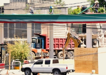 Rehabilitan instalaciones de la  gasolinera situada cerca del palacio de gobierno