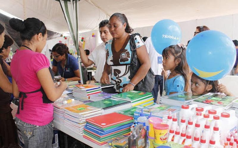 Empresario listos para canje de útiles escolares 2018