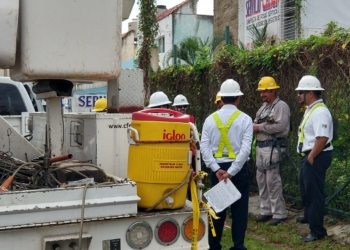 Cuatro municipios con afectación, como consecuencia de las descargas eléctricas de la lluvia
