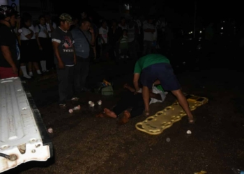 Sexagenario no tomarse precaución y es colisionado por una unidad hechiza