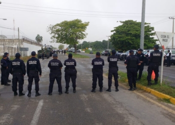 En minutos «el diablo» y parte de la comitiva a trasladado a Nayarit